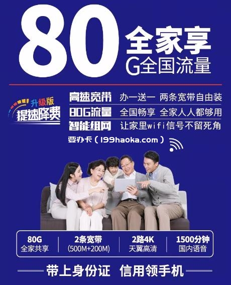 红河州80g全家享