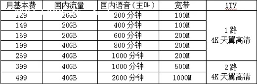 武汉新版十全十美套餐资费